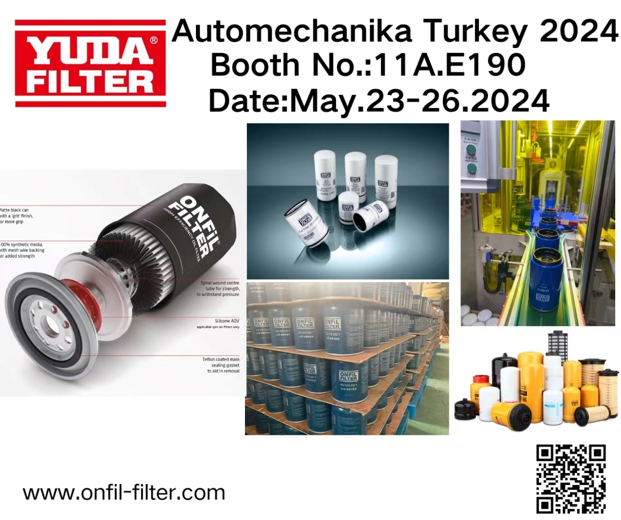 مرحبًا بكم في معرض أوتوميكانيكا تركيا 2024. رقم جناحنا هو 11A.E190